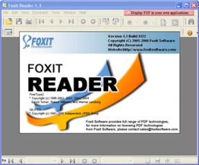 Foxit PDF Reader